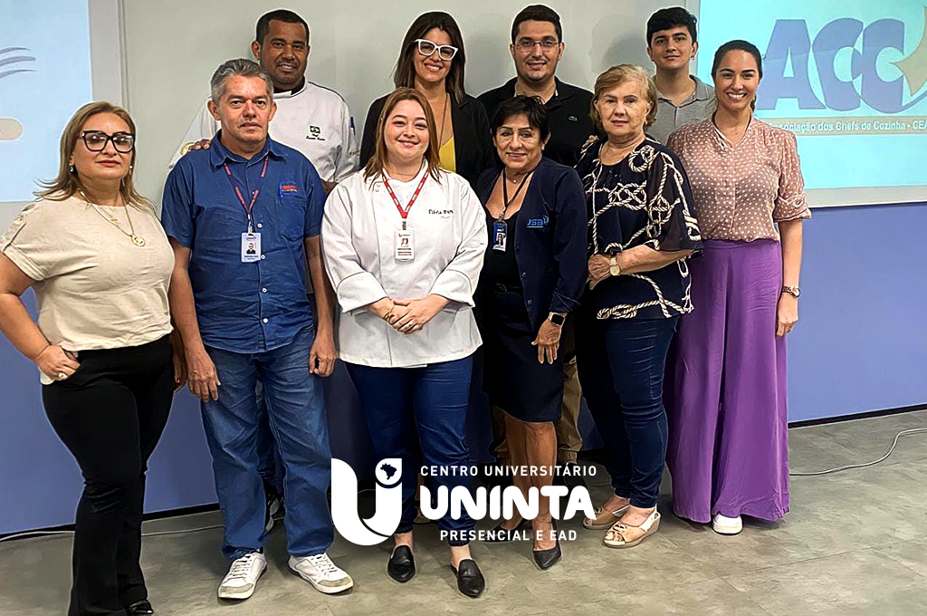 O curso de Gastronomia do Uninta EaD participou de momento com a Associação dos Chefs de Cozinha do Ceará (ACC)