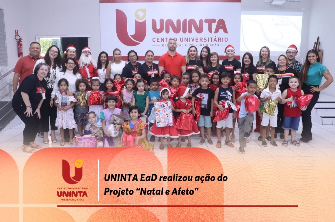 UNINTA EaD realizou ação do Projeto “Natal e Afeto”