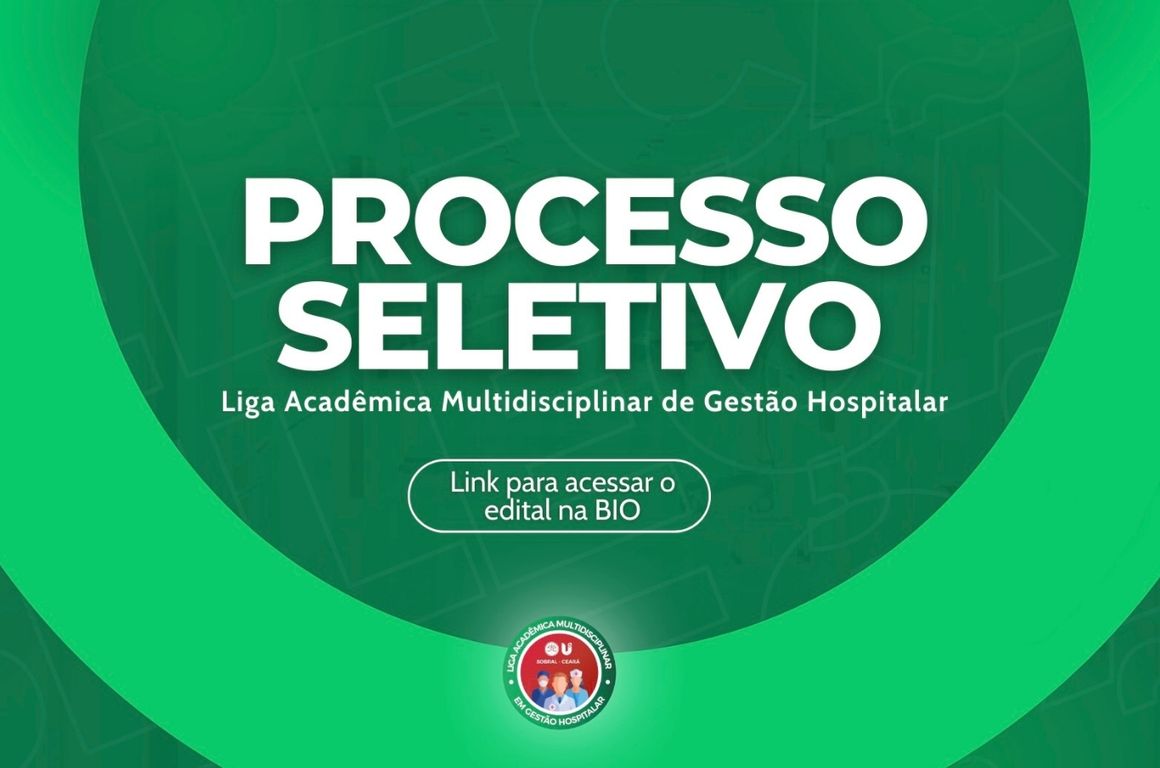 Curso de Gestão Hospitalar lança Edital para novos membros de Liga Acadêmica 