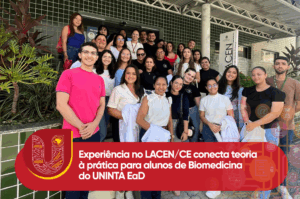 Experiência no LACEN/CE conecta teoria à prática para alunos de Biomedicina do UNINTA EaD