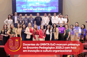 Docentes do UNINTA EaD marcam presença no Encontro Pedagógico 2025.2 com foco em inovação e cultura organizacional